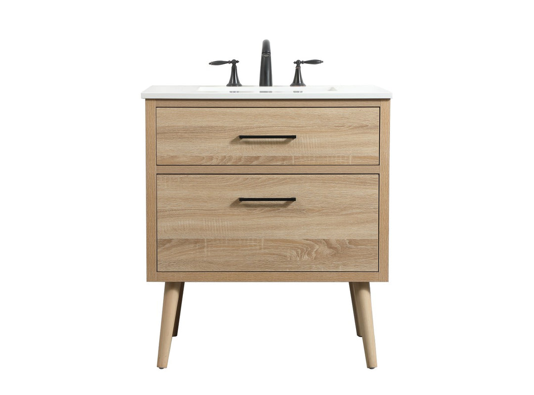 Elegant Lighting - VF41030MW - Single Bathroom Vanity - Boise - mango wood