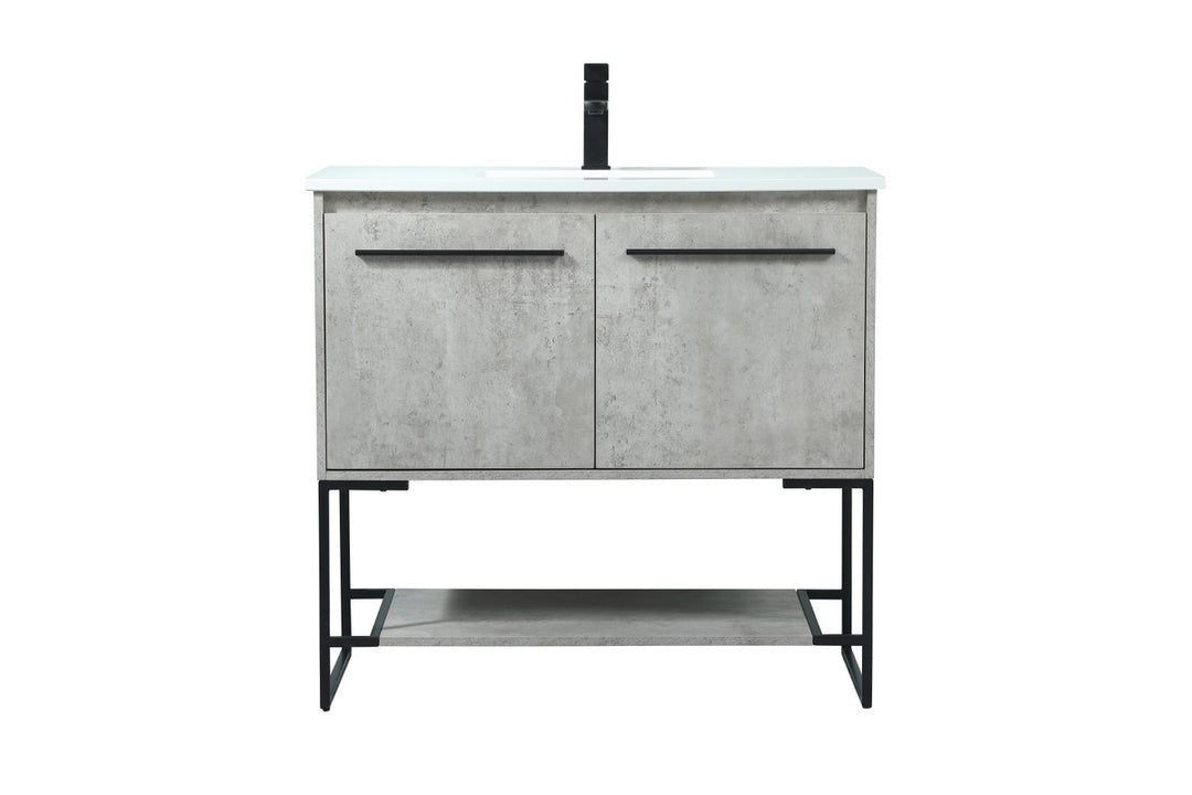 Elegant Lighting - VF42536MCG - Vanity Sink Set - Sloane - Concrete Grey