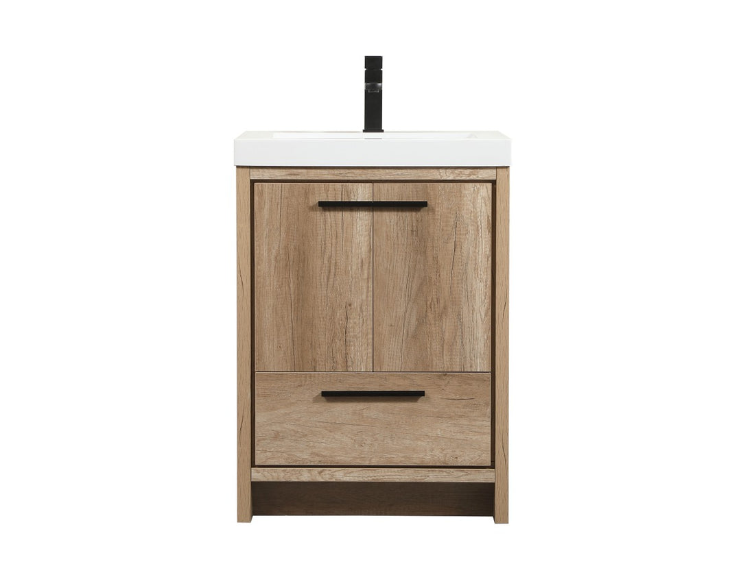 Elegant Lighting - VF46024NT - Single Bathroom Vanity - Wyatt - natural oak