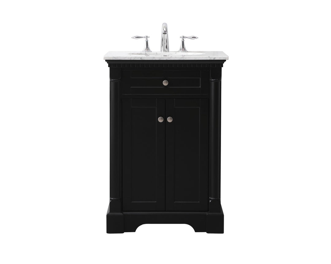 Elegant Lighting - VF53024BK - Bathroom Vanity Set - Clarence - black