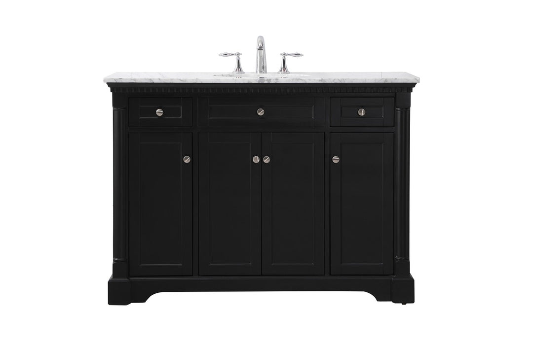 Elegant Lighting - VF53048BK - Bathroom Vanity Set - Clarence - black