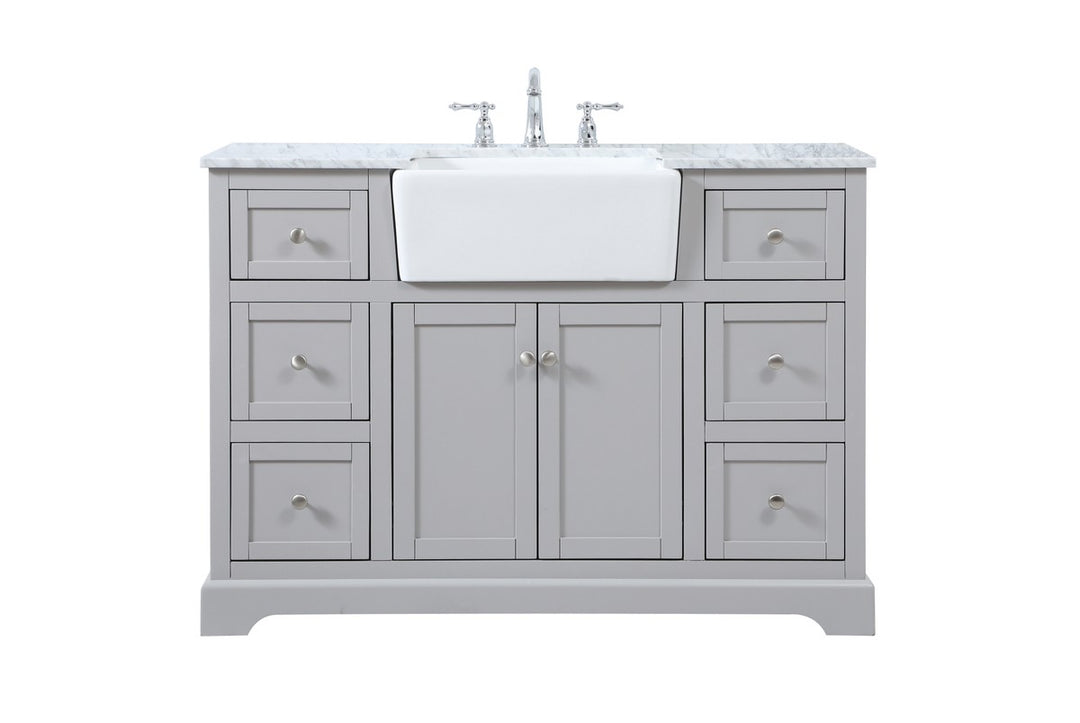 Elegant Lighting - VF60248GR - Single Bathroom Vanity - Franklin - grey