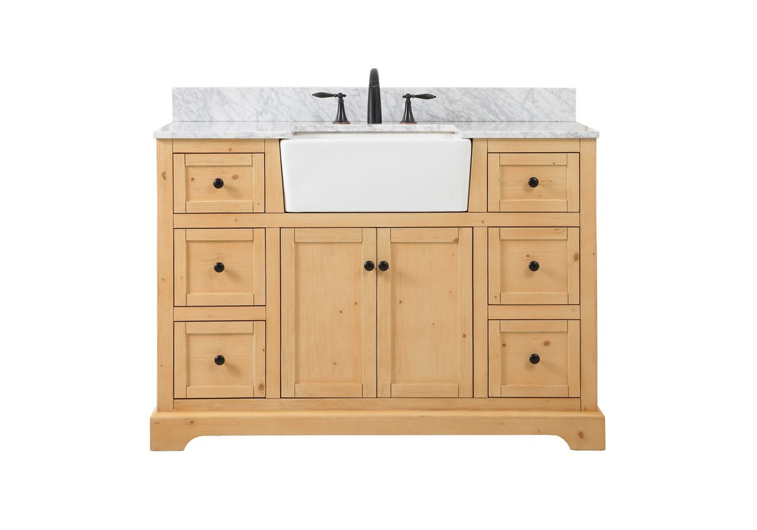 Elegant Lighting - VF60248NW-BS - Single Bathroom Vanity - Franklin - natural wood