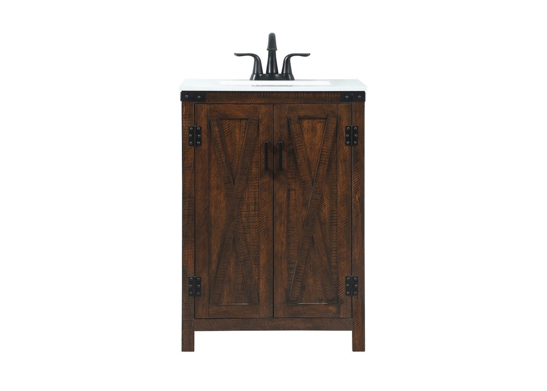 Elegant Lighting - VF90224EX - Single Bathroom Vanity - Grant - expresso
