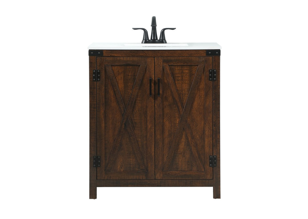 Grant Single Bathroom Vanity in Expresso - available from The Lighting Shoppe, trusted by Canadian homeowners