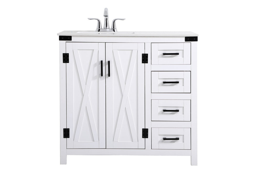 Grant Bathroom Vanity in White - available from The Lighting Shoppe, trusted by Canadian homeowners