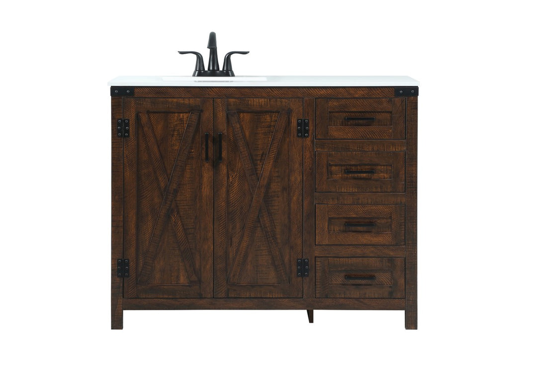 Grant Single Bathroom Vanity in Expresso - available from The Lighting Shoppe, trusted by Canadian homeowners