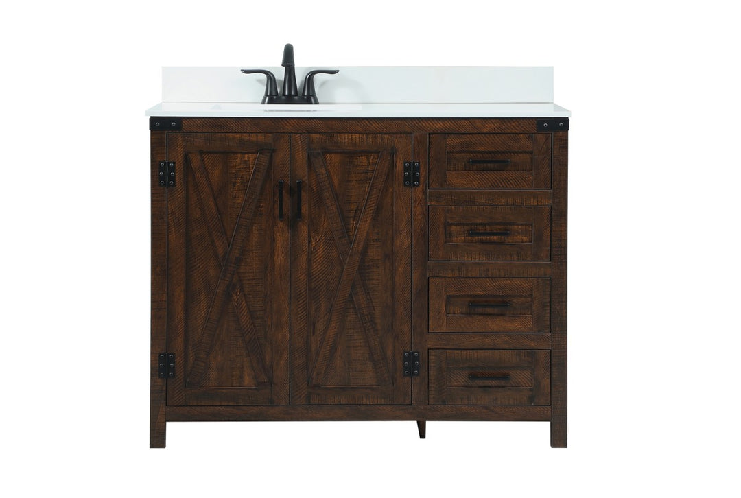 Grant Single Bathroom Vanity in Expresso - available from The Lighting Shoppe, trusted by Canadian homeowners
