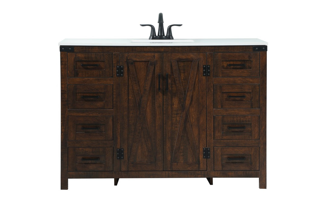 Grant Single Bathroom Vanity in Expresso - available from The Lighting Shoppe, trusted by Canadian homeowners