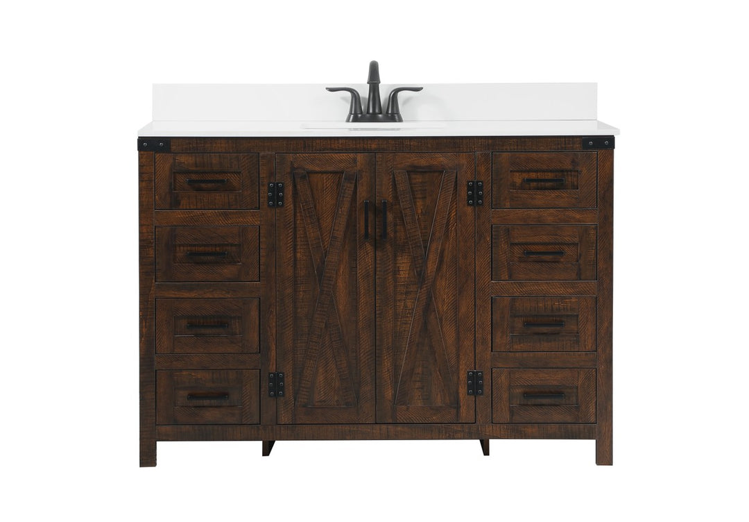Grant Single Bathroom Vanity in Expresso - available from The Lighting Shoppe, trusted by Canadian homeowners