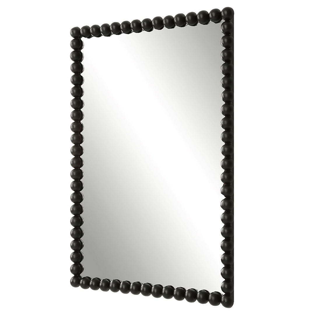 Serna Mirror in Satin Black - available from The Lighting Shoppe, trusted by Canadian homeowners
