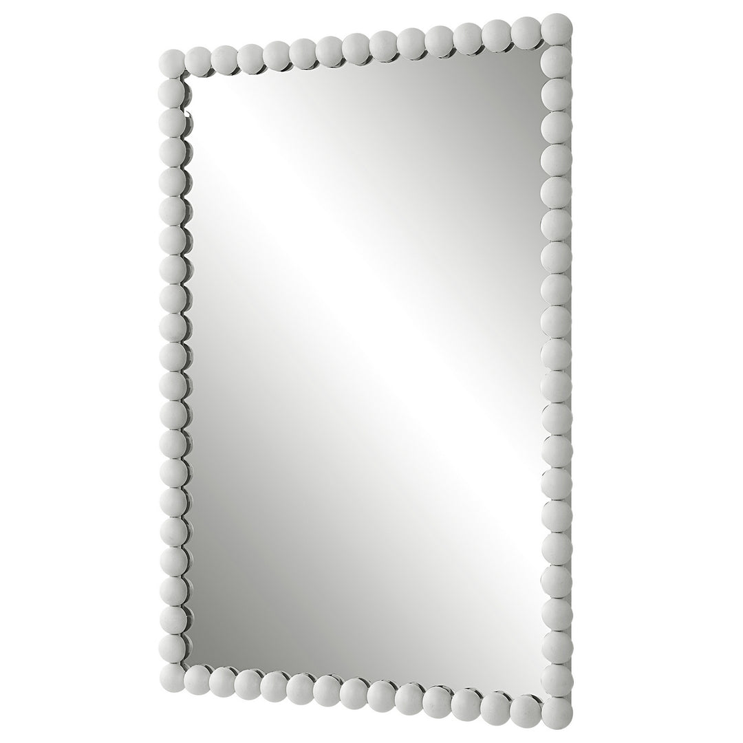 Serna Mirror in Matte White - available from The Lighting Shoppe, trusted by Canadian homeowners