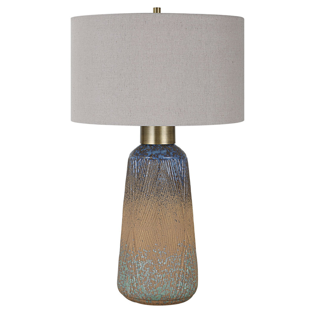 Western Sky One Light Table Lamp in Antique Brass - available from The Lighting Shoppe, trusted by Canadian homeowners