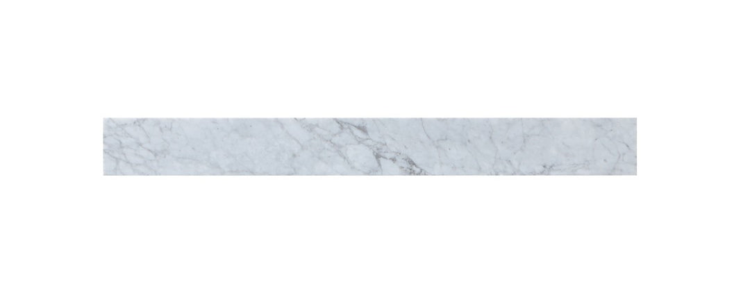 Backsplash in Carrara White - available from The Lighting Shoppe, trusted by Canadian homeowners