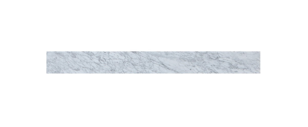 Backsplash in Carrara White - available from The Lighting Shoppe, trusted by Canadian homeowners