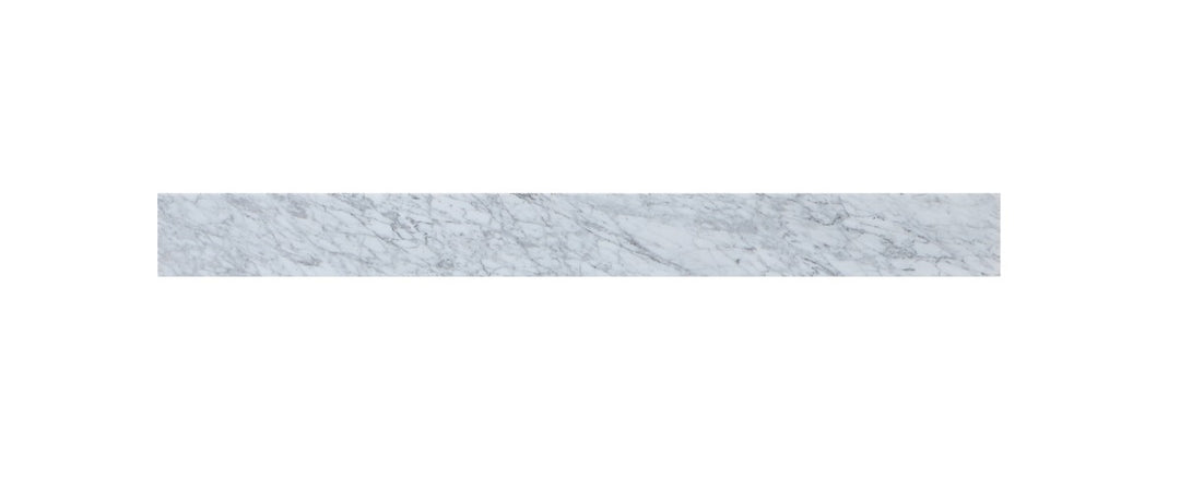 Backsplash in Carrara White - available from The Lighting Shoppe, trusted by Canadian homeowners
