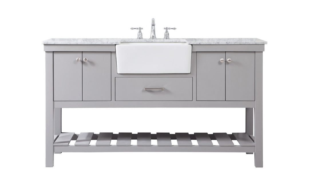 Elegant Lighting - VF60160BK - Single Bathroom Vanity - Clement - black
