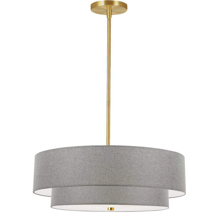 Everly Four Light Pendant in Aged Brass - available from The Lighting Shoppe, trusted by Canadian homeowners
