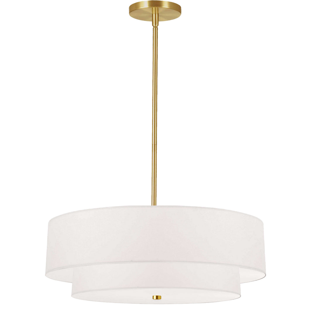 Everly Four Light Pendant in Aged Brass - available from The Lighting Shoppe, trusted by Canadian homeowners