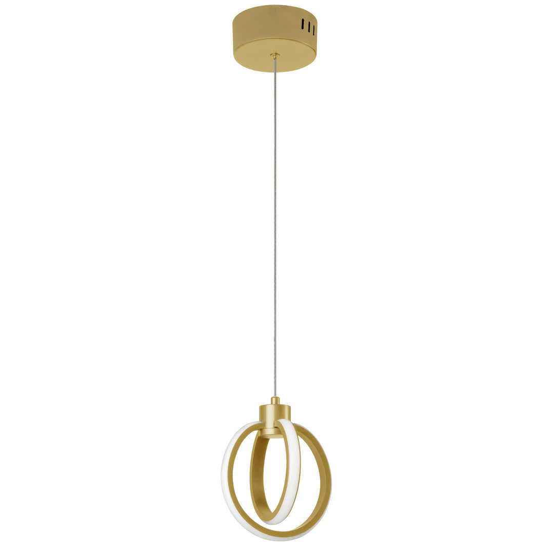 Parson LED Pendant in Aged Brass - available from The Lighting Shoppe, trusted by Canadian homeowners