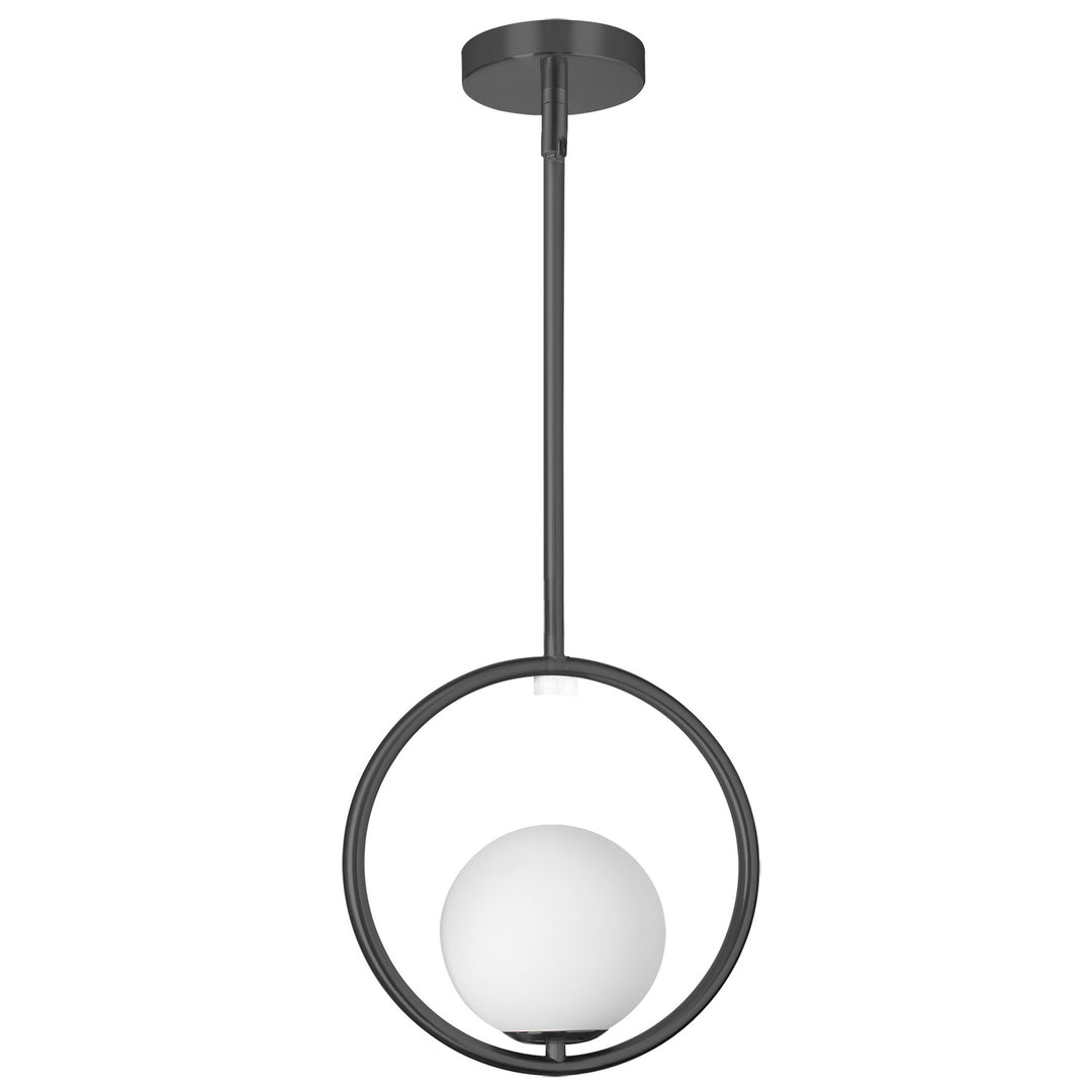 Adrienna One Light Pendant in Black - available from The Lighting Shoppe, trusted by Canadian homeowners