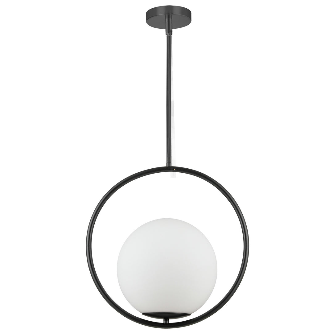 Adrienna One Light Pendant in Black - available from The Lighting Shoppe, trusted by Canadian homeowners