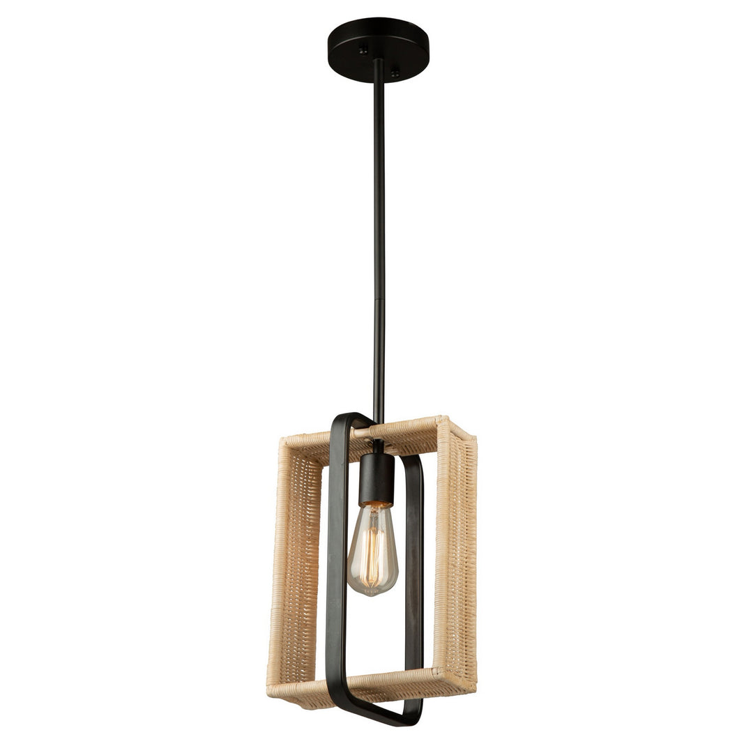 Perris One Light Pendant in Black - available from The Lighting Shoppe, trusted by Canadian homeowners