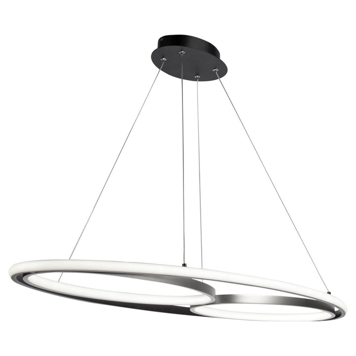 Artcraft Canada - AC6670NB - LED Pendant - Gemini - Black, Nickel