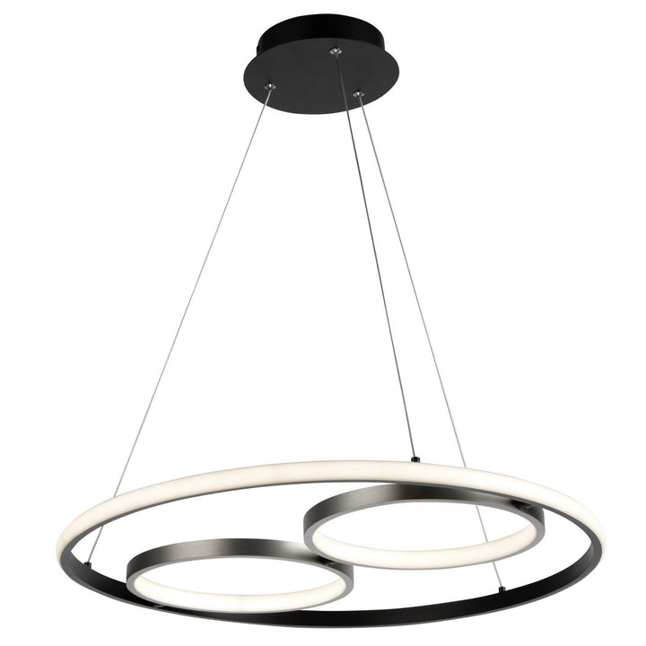 Artcraft Canada - AC6671NB - LED Pendant - Gemini - Black, Nickel