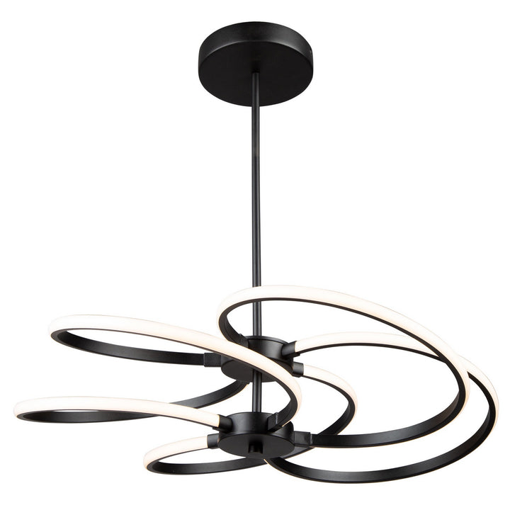 Artcraft Canada - AC7688BK - LED Pendant - Equinox - Black