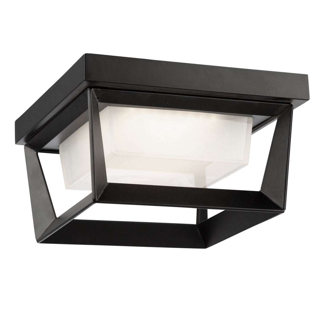 Waterbury LED Outdoor Flush Mount in Black - available from The Lighting Shoppe, trusted by Canadian homeowners