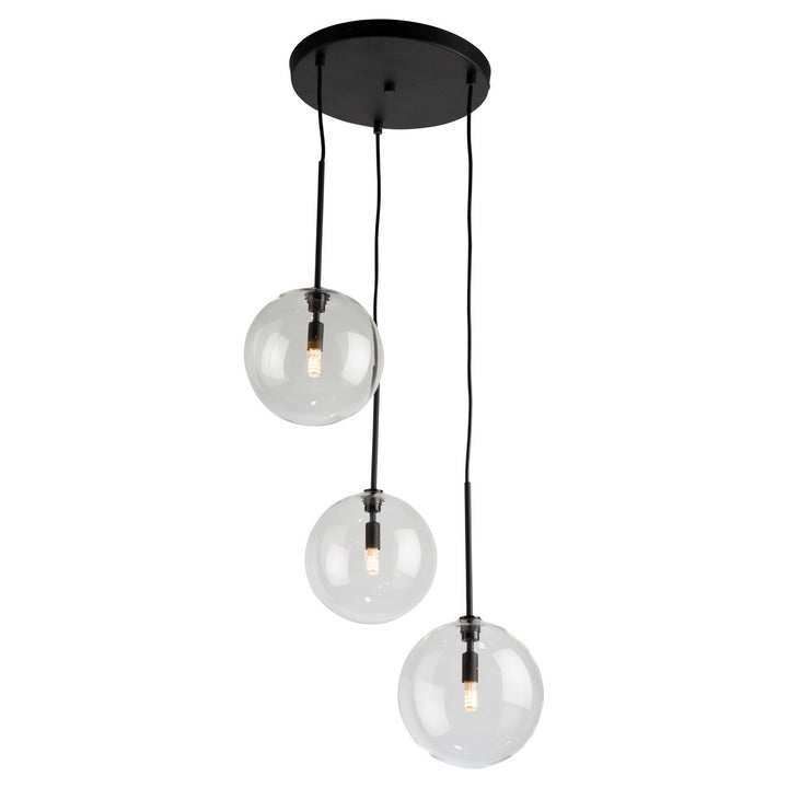 Artcraft Canada - SC13193BK - Three Light Pendant - Pinpoint - Black