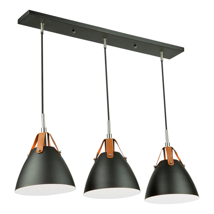 Artcraft Canada - SC13324BK - Three Light Island Pendant - Tote - Black