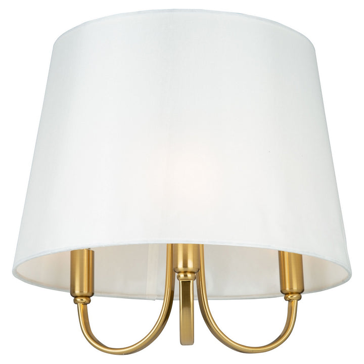Artcraft Canada - SC13334BG - Three Light Semi-Flush Mount - Rhythm - Brushed Gold