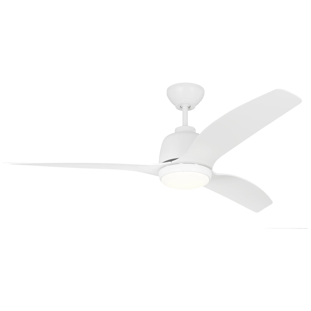 Avila 54"Ceiling Fan in Matte White - available from The Lighting Shoppe, trusted by Canadian homeowners