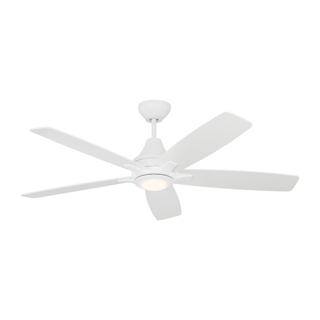 Lowden 52" Ceiling Fan in Matte White - available from The Lighting Shoppe, trusted by Canadian homeowners