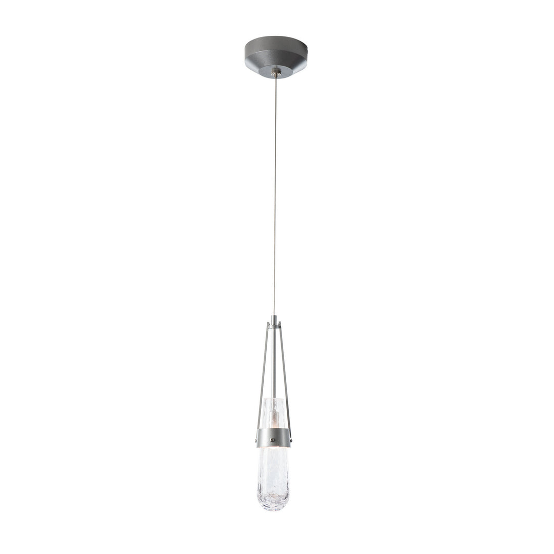 Link One Light Mini Pendant in Sterling - available from The Lighting Shoppe, trusted by Canadian homeowners