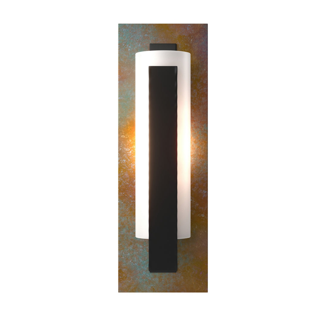 Hubbardton Forge Canada - 217186-SKT-10-CP-GG0065 - One Light Wall Sconce - Vertical Bar - Black