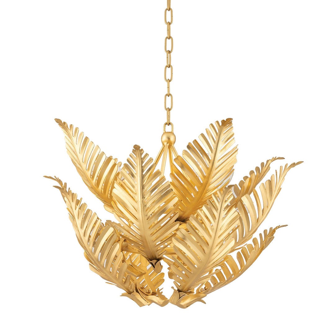 Corbett Lighting Canada - 317-48-GL - Eight Light Pendant - Tropicale - Gold Leaf