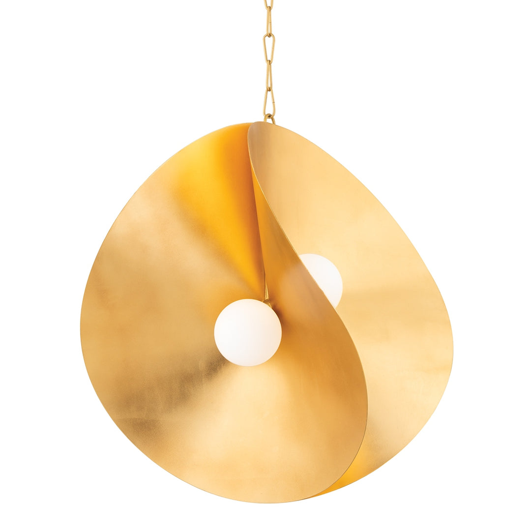 Corbett Lighting Canada - 330-30-GL - LED Pendant - Peony - Gold Leaf