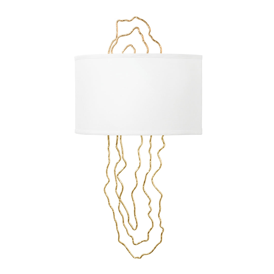 Corbett Lighting Canada - 404-02-VGL - Two Light Wall Sconce - 5th Avenue - Vintage Gold Leaf