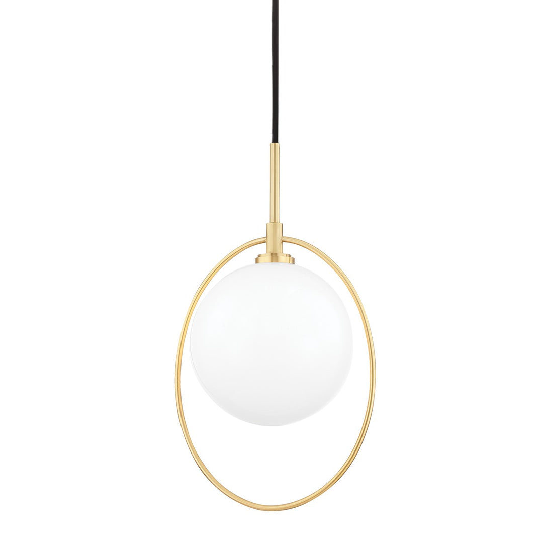 Babette LED Pendant in Aged Brass - available from The Lighting Shoppe, trusted by Canadian homeowners