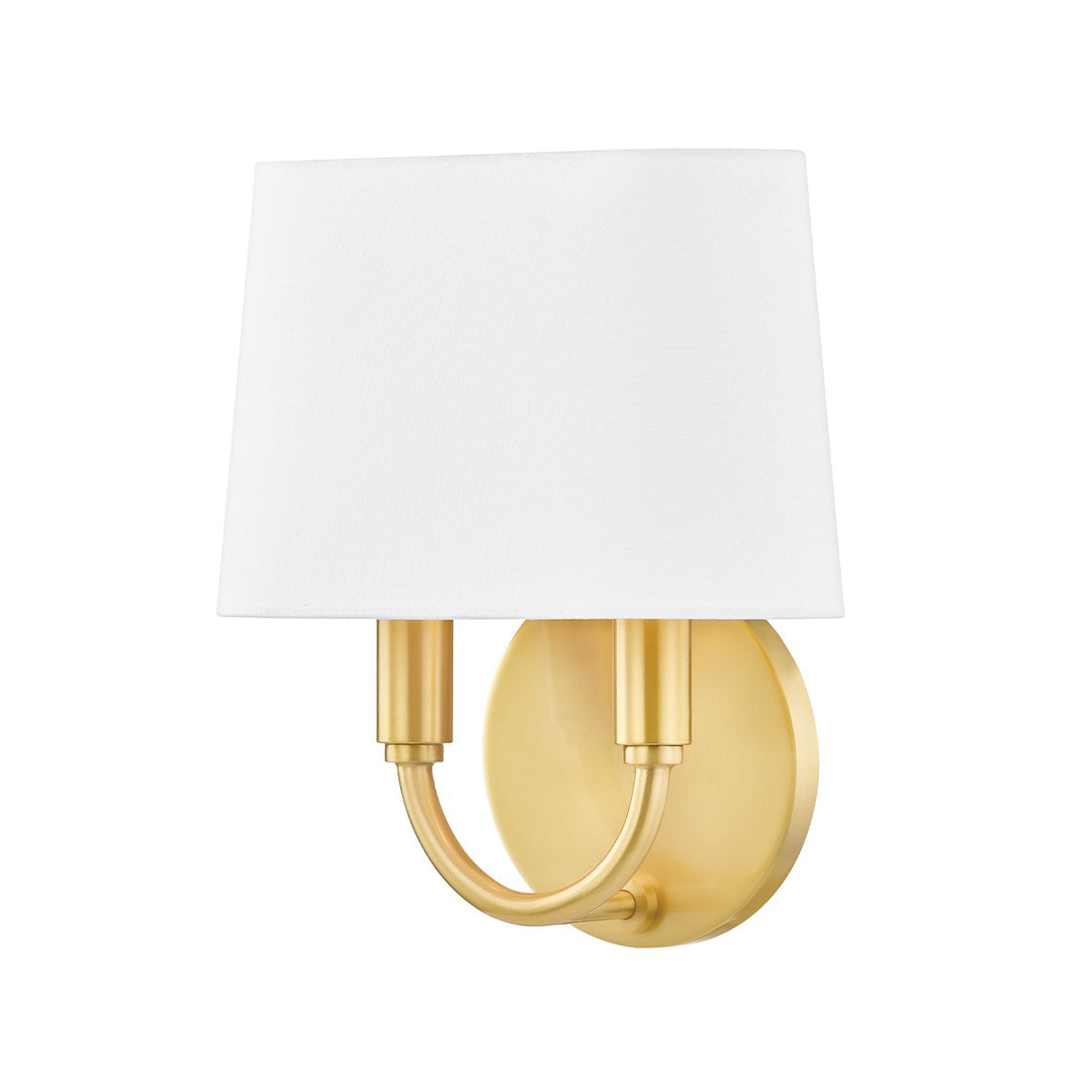 Clair Two Light Wall Sconce in Aged Brass - available from The Lighting Shoppe, trusted by Canadian homeowners