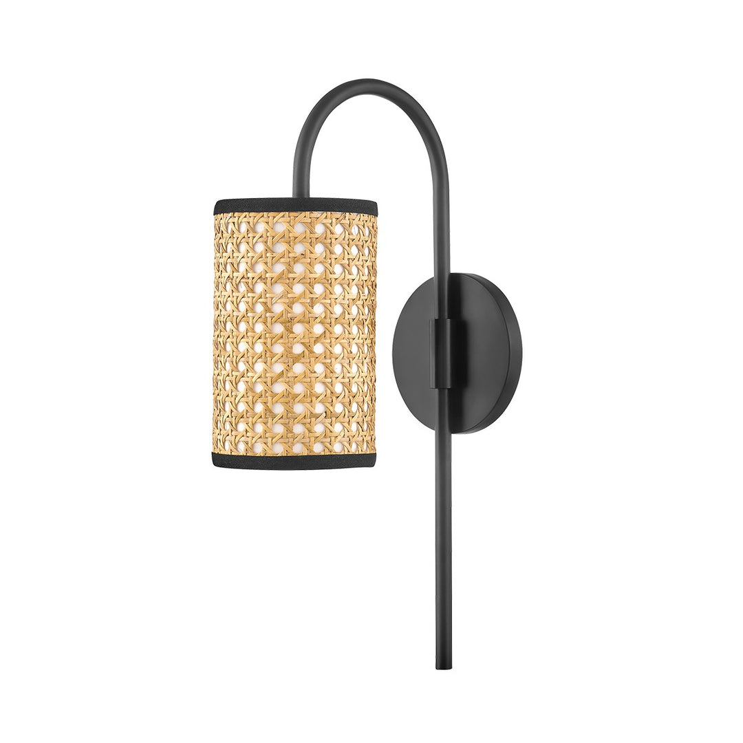 Dolores One Light Wall Sconce in Soft Black - available from The Lighting Shoppe, trusted by Canadian homeowners