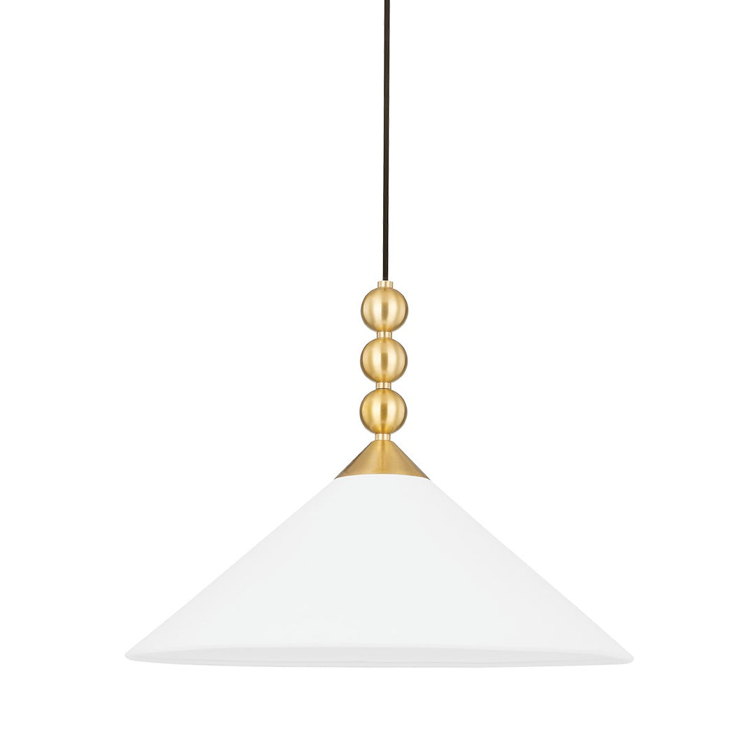 Sang One Light Pendant in Aged Brass - available from The Lighting Shoppe, trusted by Canadian homeowners