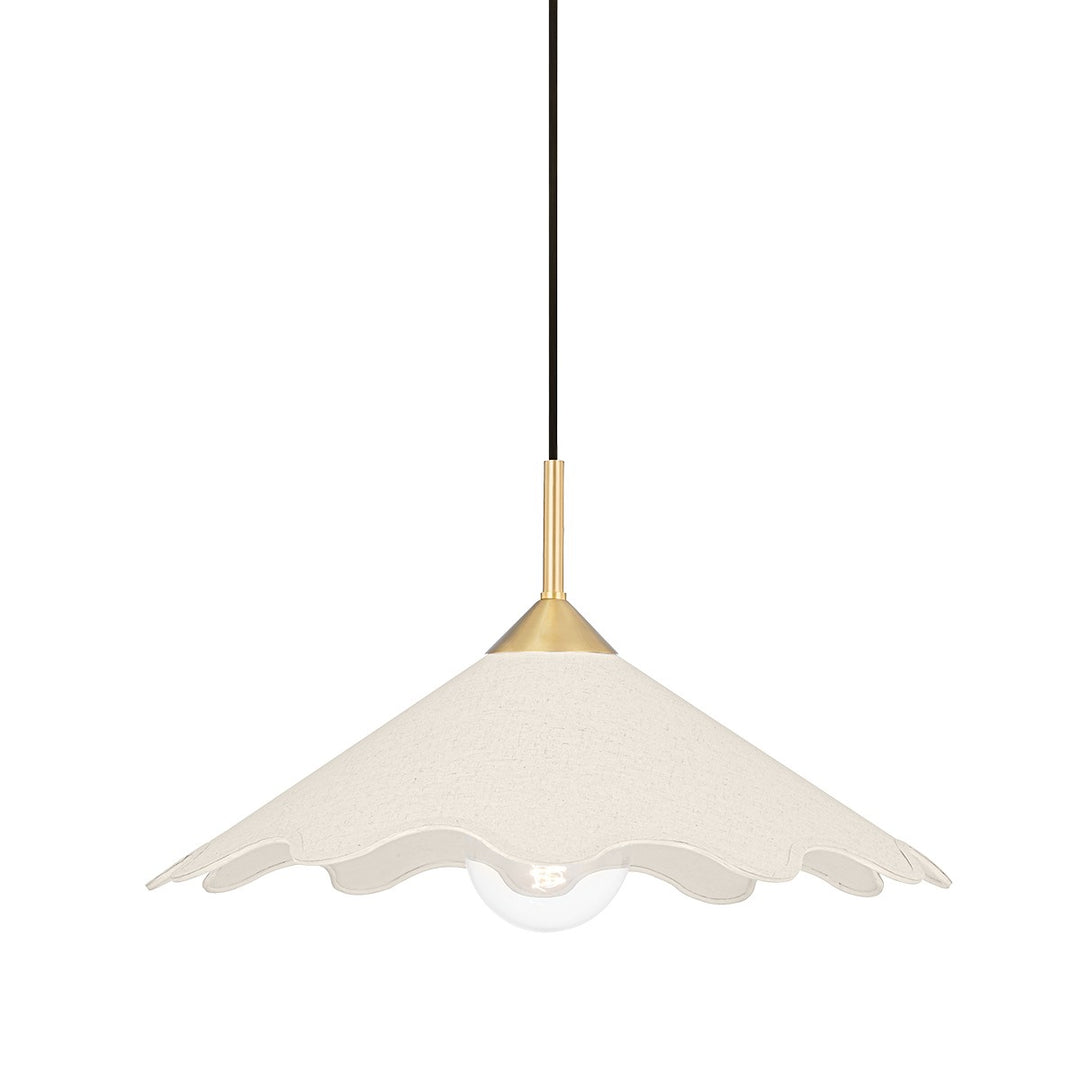 Sodsai One Light Pendant in Aged Brass - available from The Lighting Shoppe, trusted by Canadian homeowners