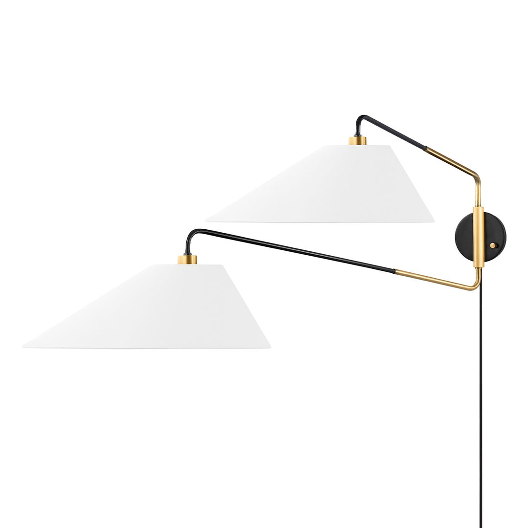 Hudson Valley Canada - KBS1751102-AOB - Two Light Wall Sconce - Duo - Aged Brass/Old Bronze