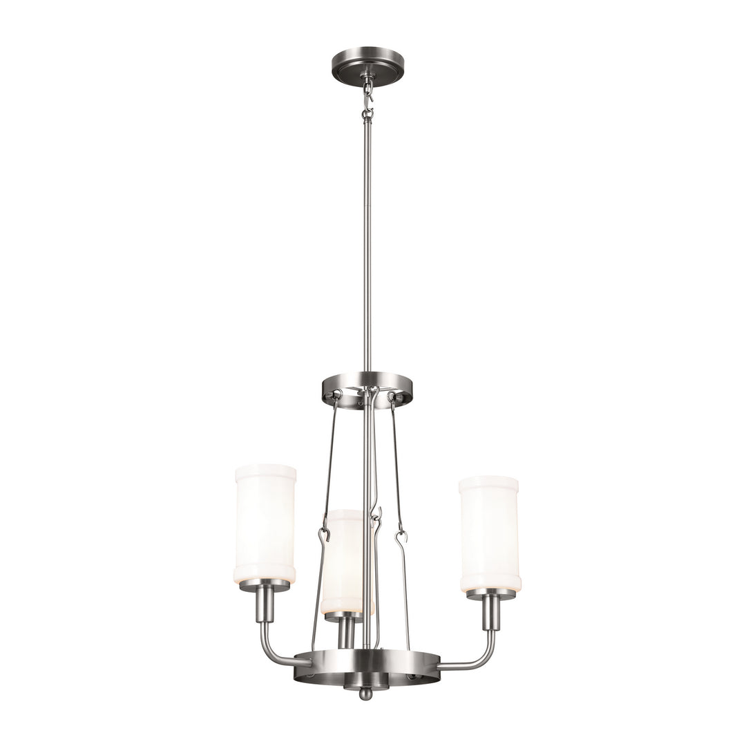 Kichler Canada - 52450CLP - Three Light Mini Chandelier - Vetivene - Classic Pewter