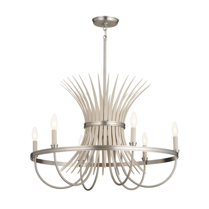 Kichler Canada - 52458NI - Six Light Chandelier - Baile - Brushed Nickel