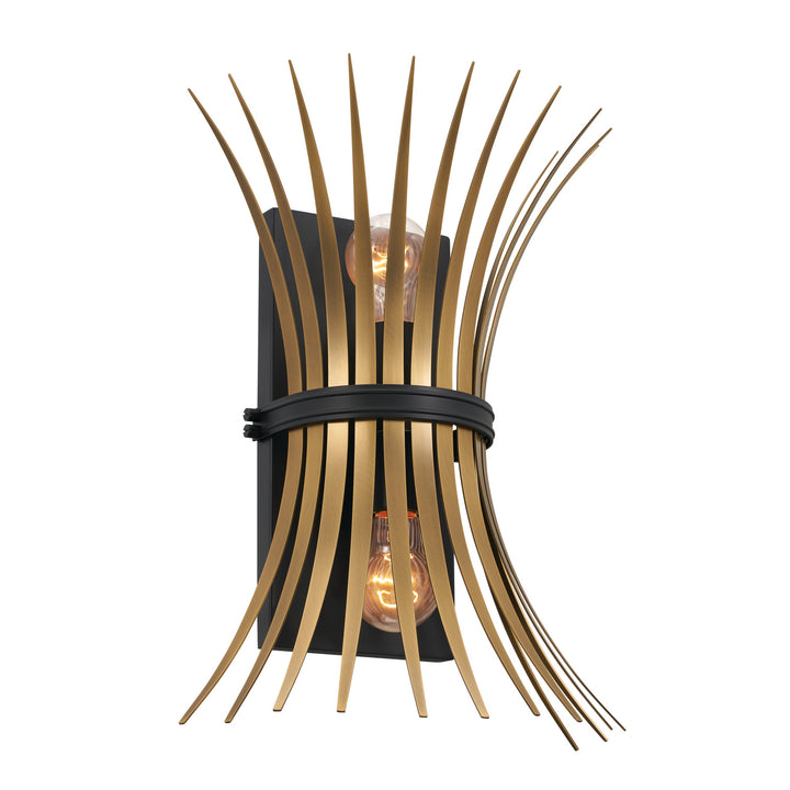 Kichler Canada - 52461BK - Two Light Wall Sconce - Baile - Black